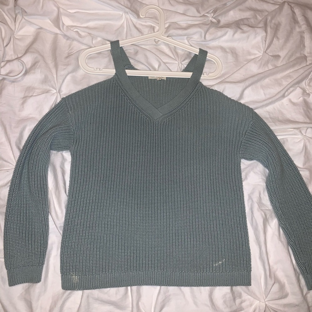 Open Shoulder Comfy Sweater